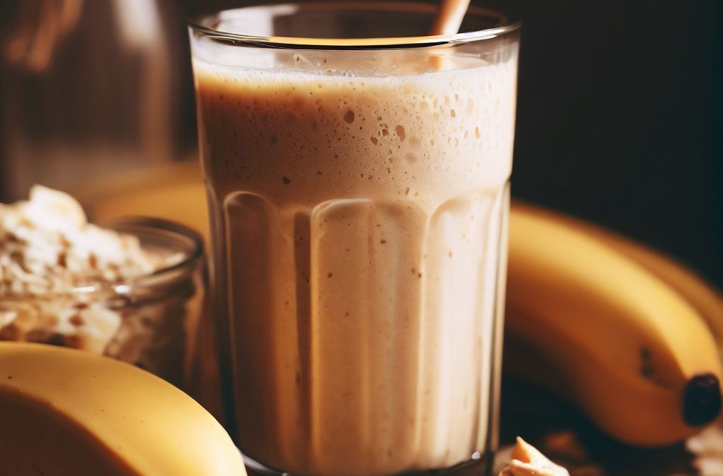 ALMOND MILK & BANANA BREAKFAST SMOOTHIE