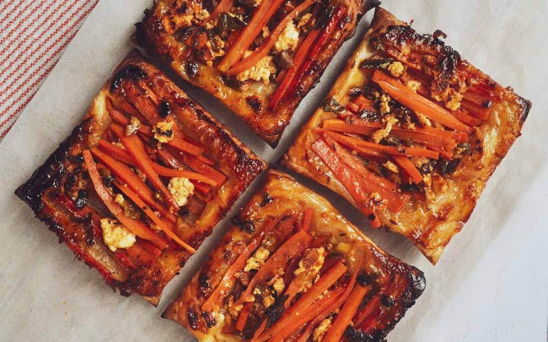 HONEY & HARISSA CARROT TARTLETS