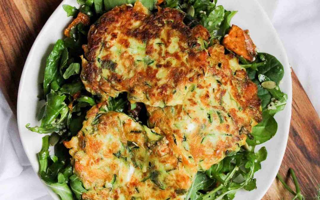 CARROT AND ZUCCHINI FRITTERS