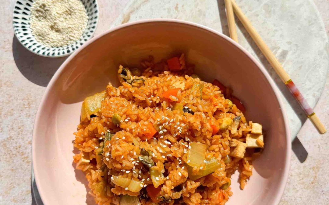 RICE COOKER FRIED RICE & GREENS